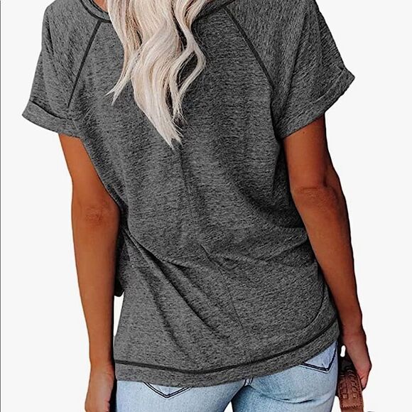 NWOT!! Dark Gray, Short-Sleeve, T-Shirt. Size Medium. - Picture 3 of 7